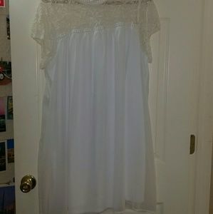 Lace shift dress